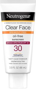 Lotion ecran solaire SPF 30 Clear Face