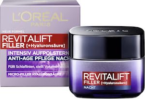 Crème de nuit anti rides Revitalift Filler